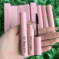 Mascara à volume 3D Maxi, épaississant, allongeant et courbant, résistant à l'eau, avec tube rose, marque privée