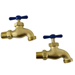 Buse en laiton plaqué cuivre de 1/2 pouce avec filetage allongé 1/2*3/4 pour <span class=keywords><strong>arrosage</strong></span> de jardin, <span class=keywords><strong>robinet</strong></span> - Product Image 4