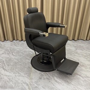 Heavy Duty Synthetic Leather Steel Chrome Construction Barber <b>Chair</b> Modern Hydraulic Pump Hotel Beauty Salon Salon <b>Dining</b> Living - Product Image 4
