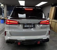 Convient pour BMW F95 X5M kit carrosserie type LD fibre de carbone diffuseur avant lèvre jupe latérale diffuseur arrière spoiler arrière aile supérieure