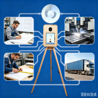 Machine de photomaton commerciale à double écran iPad DSLR pour événements