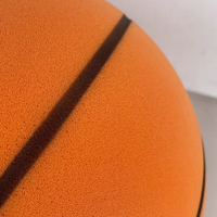 Meilleures ventes 7 #   Ballon de basket silencieux en mousse souple et rebondissante pour l'intérieur, jouet sportif unisexe de 24 cm, ballon anti-stress en éponge
