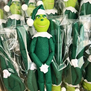 2025 gran oferta muñeco de elfo de Navidad Grinch adornos de monstruo verde colgante decoración de Navidad Gits juguetes de Navidad Grinch - Product Image 3