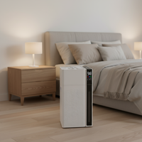 Humidificateur d'air sur pied WT-J18 à brume chaude, 130W, pour grandes pièces