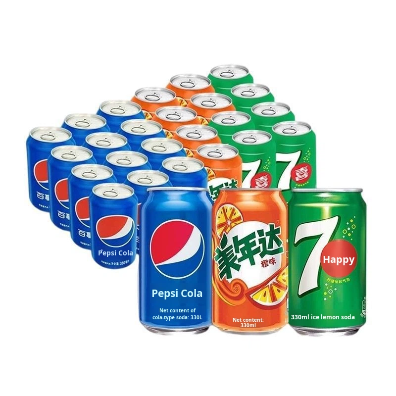 Лидер продаж, консервированный 330 мл безалкогольный газированный напиток Mirinda с Экзотическим вкусом (разные вкусы)