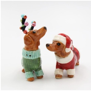 Céramique Porcelaine fine Be my Valentine <span class=keywords><strong>Chat</strong></span> blanc et noir Salière et poivrière - Product Image 1