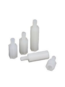 Nhựa Trắng chủ đề standoff PA 66 nylon trắng PCB standoff Spacer nữ để nam Vít ren Nylon Hex Stud - Product Image 4
