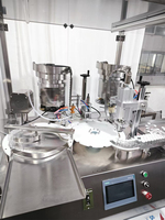 Machine de remplissage et de bouchage automatique de flacons en verre à petite échelle 3000BPH, machine de remplissage de flacons en verre, machine de remplissage et de bouchage automatique de flacons