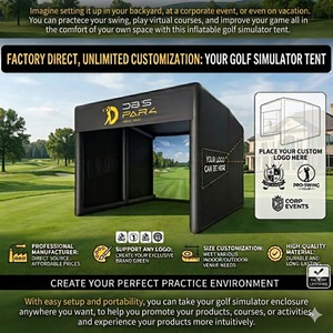 Advertising Inflatable Golf Sim Bay Room <b>Tent</b> for Outdoor Simulating Golf Experience - Product Image 6