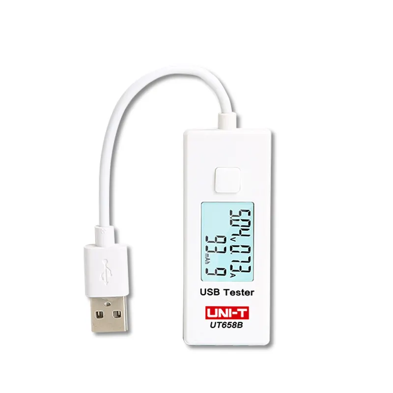 USB-тестер UNI-T UT658B, вольтметр-<span class=keywords><strong>Амперметр</strong></span> 9 в 3 А, цифровой ЖК-монитор напряжения, измеритель емкости, для любителей DIY