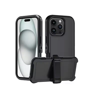 Adventurer Hộp gói Bao da Defender trường hợp điện thoại cho Iphone 17 Pro Max vành đai <span class=keywords><strong>Clip</strong></span> Heavy Duty Armor trường hợp Đối với Samsung S25 siêu - Product Image 3