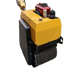 Rouleau compresseur de petite taille à haute efficacité |   Compacteur vibrant manuel pour gravier d'asphalte - Product Image 6