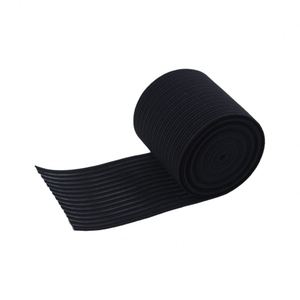 Ceinture élastique médicale large et respirante noire personnalisée en soie de poisson - Product Image 3