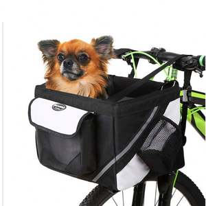 Hot Outdoor Pet Bags <span class=keywords><strong>Vélo</strong></span> Chiens Paniers Chiot Chat Voiture <span class=keywords><strong>Vélo</strong></span> Guidon Avant <span class=keywords><strong>Panier</strong></span> Petit Chat <span class=keywords><strong>Chien</strong></span> Transporteur <span class=keywords><strong>pour</strong></span> Voyage - Product Image 1