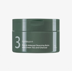 Baume nettoyant pour les pores n°3 au thé vert et au charbon de bois, démaquillant, nettoyant visage en profondeur, traitement des points noirs - Product Image 3