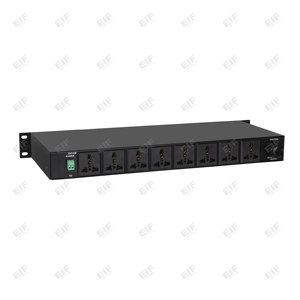 Controlador de Secuencia de Energía Profesional OEM EIF KD-308 de 1U para Montaje en Rack, Metálico, de Alta Calidad, para Escenarios y KTV, con Protección Contra Sobretensiones - Product Image 4