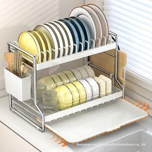 Support de rangement ménager en acier au carbone <span class=keywords><strong>pour</strong></span> vaisselle et bols Support de rangement <span class=keywords><strong>pour</strong></span> baguettes et couteaux Support de rangement <span class=keywords><strong>pour</strong></span> ustensiles de <span class=keywords><strong>cuisine</strong></span> Égouttoir <span class=keywords><strong>pour</strong></span> ustensiles de <span class=keywords><strong>cuisine</strong></span> - Product Image 2