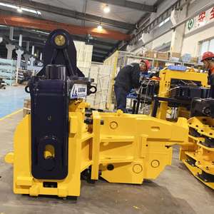 Ligong marka 15-45 ekskavatör kullanılan hidrolik Vibro çekiç, 6-8m sac kazık için levha kazık sürücü - Product Image 3
