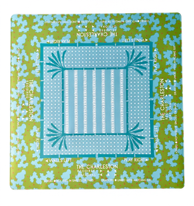 Tapis de Mahjong et de <span class=keywords><strong>Poker</strong></span> Antidérapant de Luxe Vert Clair Écologique Portable Charleston Rules 2026 avec Design Personnalisable et Base en Caoutchouc pour Cartes - Product Image 1