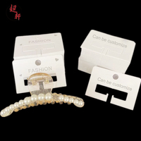 Cartes d'affichage pour pinces à cheveux MIO en gros, impression de logo personnalisée, emballage en carton pour accessoires de cheveux