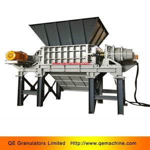 QE Granulators with High Quality Crusher Machine Plastic Recycling Machine PP PE <strong>PVC</strong> <strong>Scrap</strong> Metal Double Shaft Shredder
