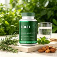 Complexe de soutien nerveux pour le dropshipping, maintient une fonction nerveuse saine, supplément nutritionnel et à base de plantes pour la santé