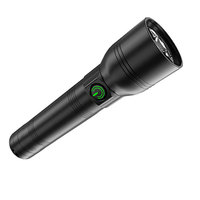 Super Bright Linternas Haute Puissance Rechargeable Chasse Lanterne Longue Portée Torche Lumière Étanche USB Lampe de Poche LED Noir OEM 90