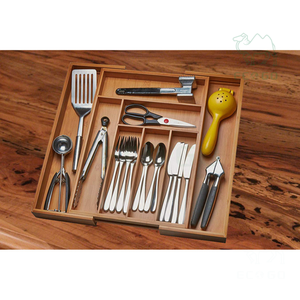 Organisateur de tiroir Diviseurs de tiroir réglables pour s'adapter parfaitement à n'importe quel tiroir de cuisine pour la cuisine - Product Image 3