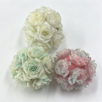 Perles en argile en forme de rose lumineuses et changeantes de couleur, 20 mm, perles fantaisie pour stylos à perles, fabrication de bijoux DIY