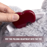Benutzer definiertes Logo Heartbeat Stuffed Toy Sound Modul Vibrations chip für Hundes pielzeug