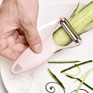 Éplucheur de fruits et légumes, ensemble de 3 pièces, lame en acier inoxydable pour éplucher les pommes de terre, le melon, la carotte, outil de cuisine - Product Image 2