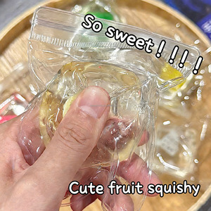 Fruit TPR Squeeze Toy Summer Limited Watermelon Ice Cube <b>Squishy</b> Toy Rebound Stress Relief Square Squeeze Toy for Adults Kids - Product Image 3