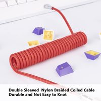 Accessoires Amazon Tresse en nylon bouclée gx16 clavier mécanique à câble enroulé USB C aviateur
