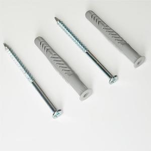 2-in-1 Stainless Steel Furniture <b>Hardware</b> Nylon Plastic Fishy Anchor Plug with Wings Hammer Fixing Anchor Screws for Kitchen Use - Product Image 3
