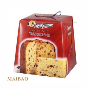 750g Panettone Filled With Pistachio Cream With Plain Chocolate & Decorated Pistachios Grains-cocoa <b>Nibs</b> Gverdi Selection Italy - Product Image 3