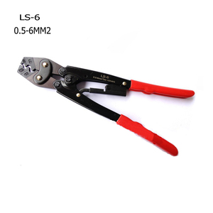 <span class=keywords><strong>Pince</strong></span> <span class=keywords><strong>à</strong></span> sertir électrique grande taille LSD en cuivre, style japonais réglable, LS-6, pour câbles non isolés et bornes nues 0,5-6,0 mm² - Product Image 1