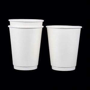 Vente directe d'usine, prix bas, gobelet en papier compostable jetable, gobelet d'emballage 8oz/12oz/16oz, gobelet à café en papier à double paroi - Product Image 3