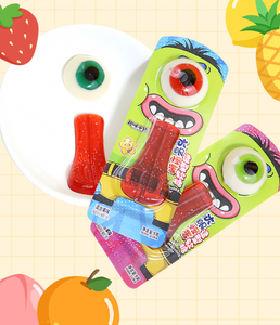 Caramelos de Goma con Forma de Lengua de Monstruo de Ojos Grandes, Sabor Afrutado, Dulces de Halloween en Caja, Divertidos y Deliciosos - Product Image 1