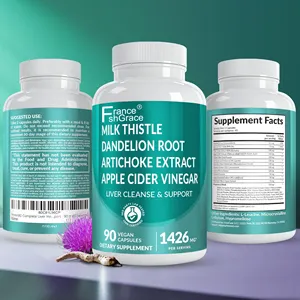 Erbe biologiche latte cardo Capsule di disintossicazione del fegato Premium pulitore del Colon corpo Detoxifier capsula integratore