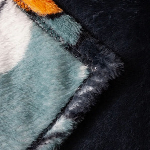 Bán Buôn Chất Lượng Cao 100% Polyester Cá Mập Mèo Phim Hoạt Hình In Flannel Chăn Dệt Kim Trong Nhà Bộ Đồ Giường Cho Phòng Ngủ Máy Bay - Product Image 4