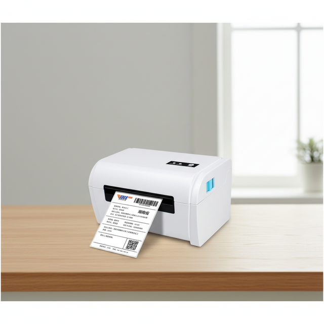 203dpi 4inch Desktop 110mm Thermal Label Printer Support 4*6inch Shipping Mark Express Delivery Waybill