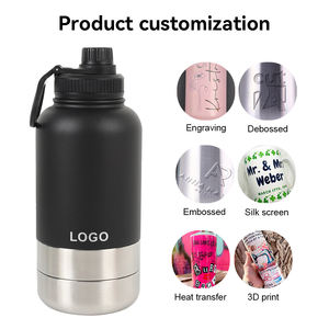 Tùy Chỉnh Xách Tay 32 Oz Không Bị Rò Rỉ Bằng Chứng Thép Không Gỉ Cách Điện Con Chó Chai Nước Du Lịch Thức Ăn Vật Nuôi Chất Lỏng Cho Xe Cắm Trại Vật Nuôi Ăn - Product Image 6