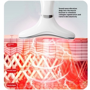 Appareil de beauté pratique pour la maison, pour le lifting du cou, avec lumière, micro-courant, vibration et chauffage - Product Image 5