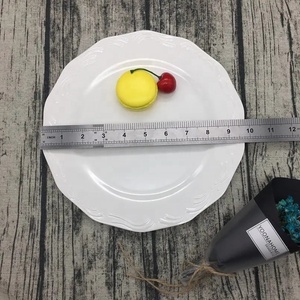 Assiettes en mélamine 100% pour restaurant, assiettes en <span class=keywords><strong>plastique</strong></span> blanches, assiettes plates rondes, 11 pouces, grande <span class=keywords><strong>assiette</strong></span> blanche solide - Product Image 6