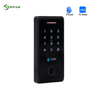 Lecteur de cartes Yistar économique à double fréquence IP66, clavier plastique haute capacité autonome pour contrôle d'accès extérieur