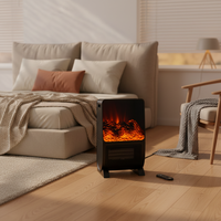 Chauffage Céramique PTC Télécommandé à Chauffage Rapide avec Protection Contre la Surchauffe et Thermostat Réglable - Appareil Électrique Domestique Portable