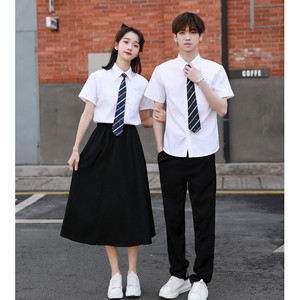 高品質な香港中学校・高校用半袖夏綿制服（学生向け） - Product Image 6