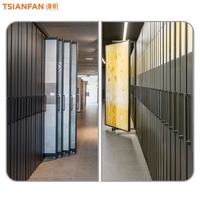 Tbcianfan — présentoir à carreaux en céramique, rotation en métal, pierres brodées, présentoir en marbre, armoire