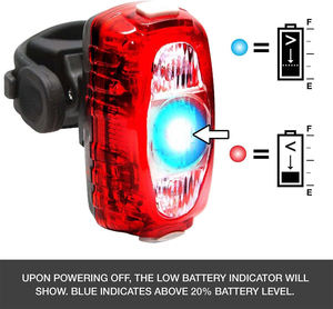 Promotion en gros : Feu arrière de vélo ultra-lumineux 4*SMD, visible la nuit, rechargeable par USB - Product Image 5