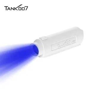 Tank007 portátil EDC linterna bolsillo UV cura Blacklight UV lámpara de curado antorcha para detección fluorescente de uñas luz de flash Led